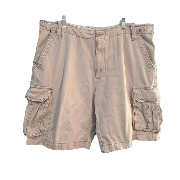 Aeropostale Other - Aeropostale A87 Authentic Cargo Beige Shorts Mens 40 Retro Y2K Utility Gorpcore